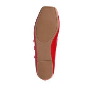 DARLIN BALLET FLATS IN STATEMENT - Red Patent