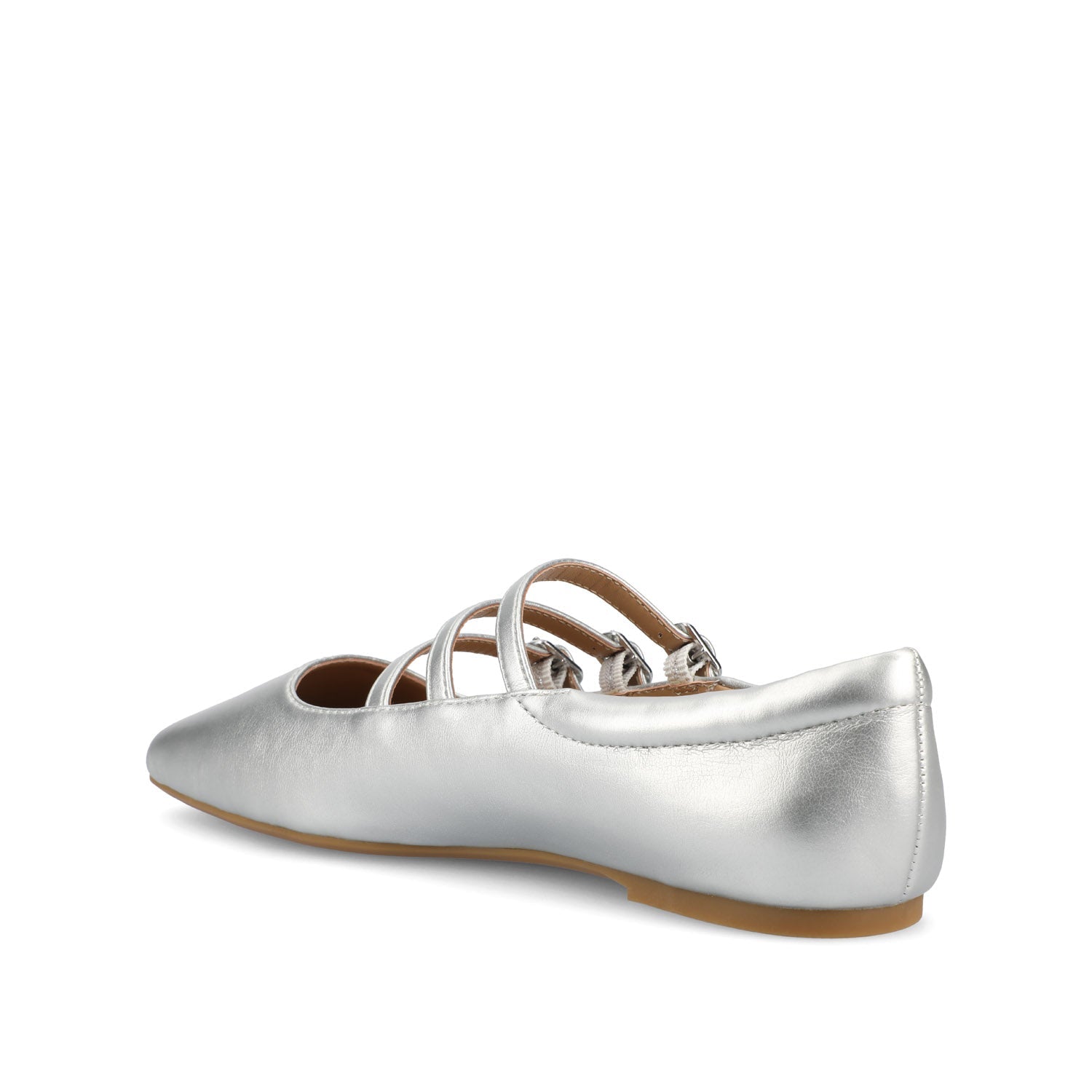 DARLIN BALLET FLATS IN STATEMENT - Silver PU