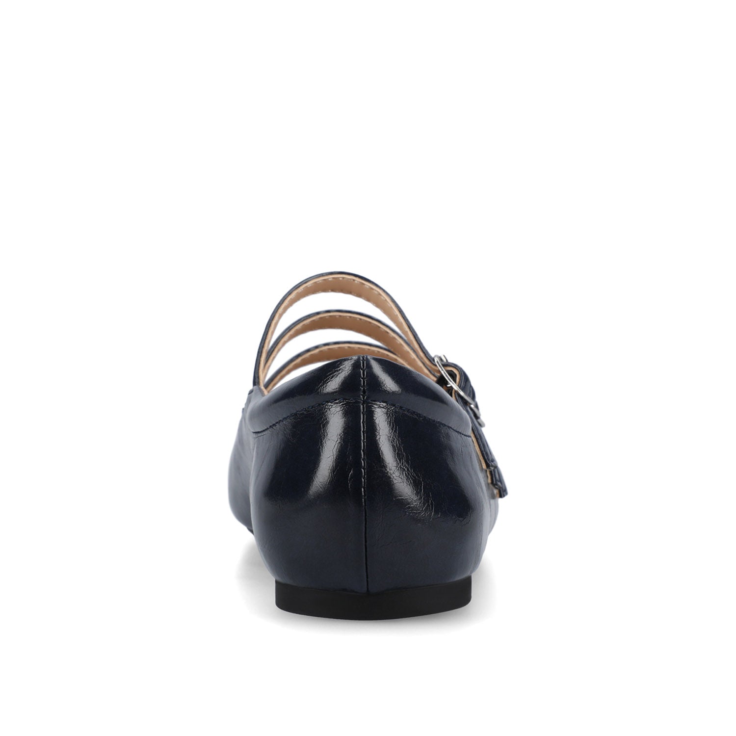 DARLIN STATEMENT FLATS IN WIDE - Crinkle Navy