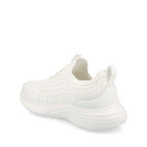 DASHA CASUAL SNEAKERS - White Knit