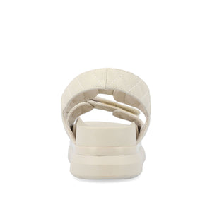 DEBBY DOUBLE STRAP SANDALS IN VEGAN LEATHER - Beige