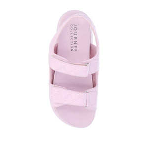 DEBBY DOUBLE STRAP SANDALS IN VEGAN LEATHER - Lilac