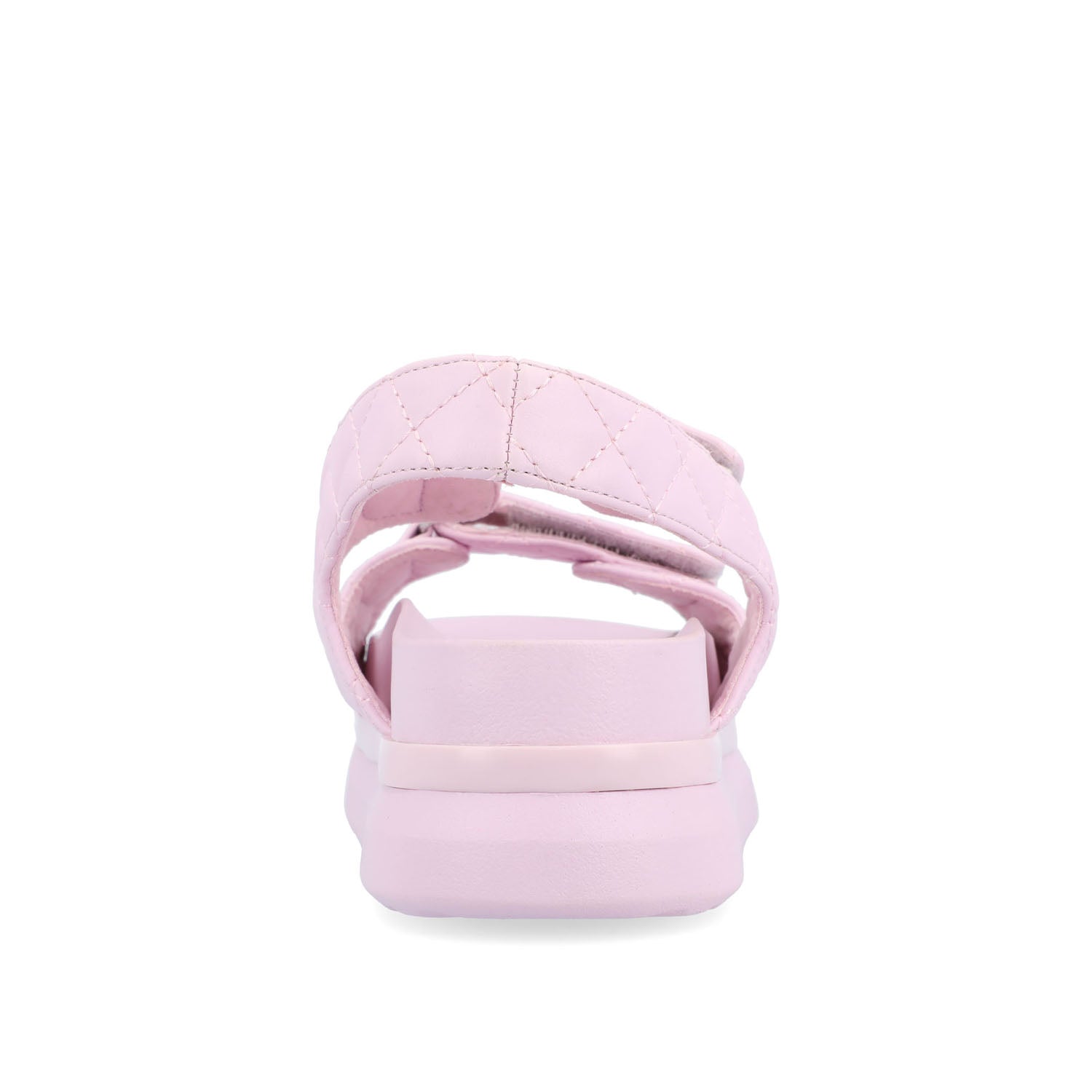 DEBBY DOUBLE STRAP SANDALS IN FAUX LEATHER