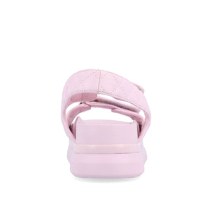 DEBBY DOUBLE STRAP SANDALS IN FAUX LEATHER