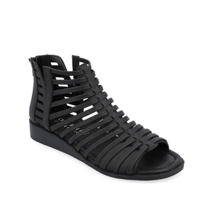 DELILAH GLADIATOR SANDALS IN WIDE - Black
