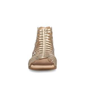 DELILAH GLADIATOR SANDALS IN STATEMENT - Champagne