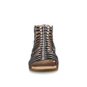 DELILAH GLADIATOR SANDALS IN STATEMENT WIDE