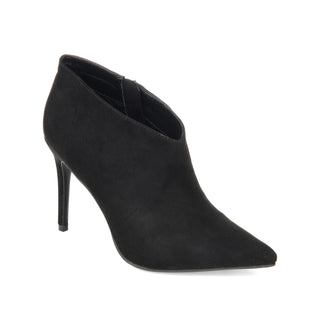 DEMMI STILETTO HEELED BOOTIES IN FABRIC