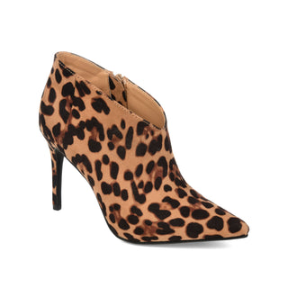 DEMMI STILETTO HEELED BOOTIES IN FABRIC