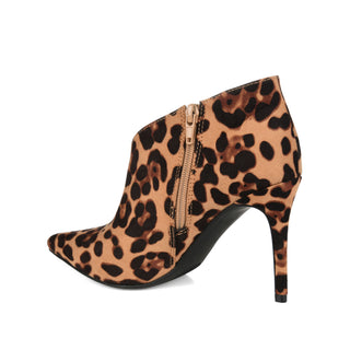 DEMMI STILETTO HEELED BOOTIES IN FABRIC