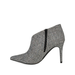 DEMMI STILETTO HEELED BOOTIES IN FABRIC