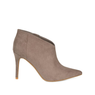 DEMMI STILETTO HEELED BOOTIES IN FABRIC