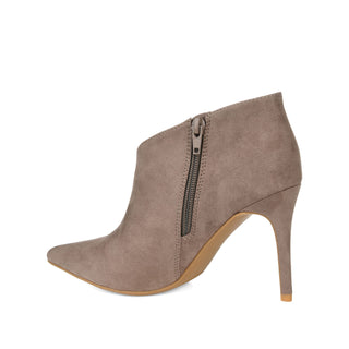 DEMMI STILETTO HEELED BOOTIES IN FABRIC