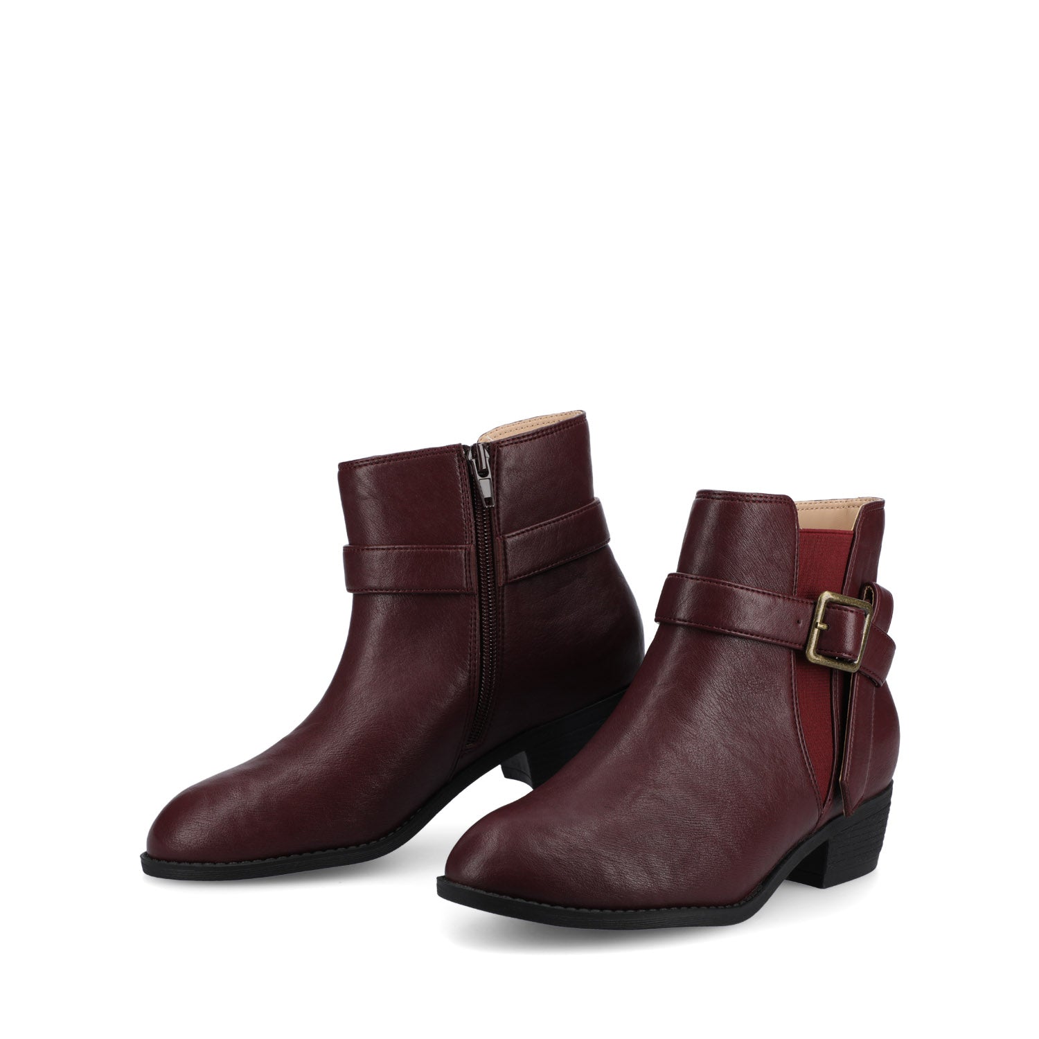 DEVINA ANKLE BOOTIES - Oxblood Nubuck