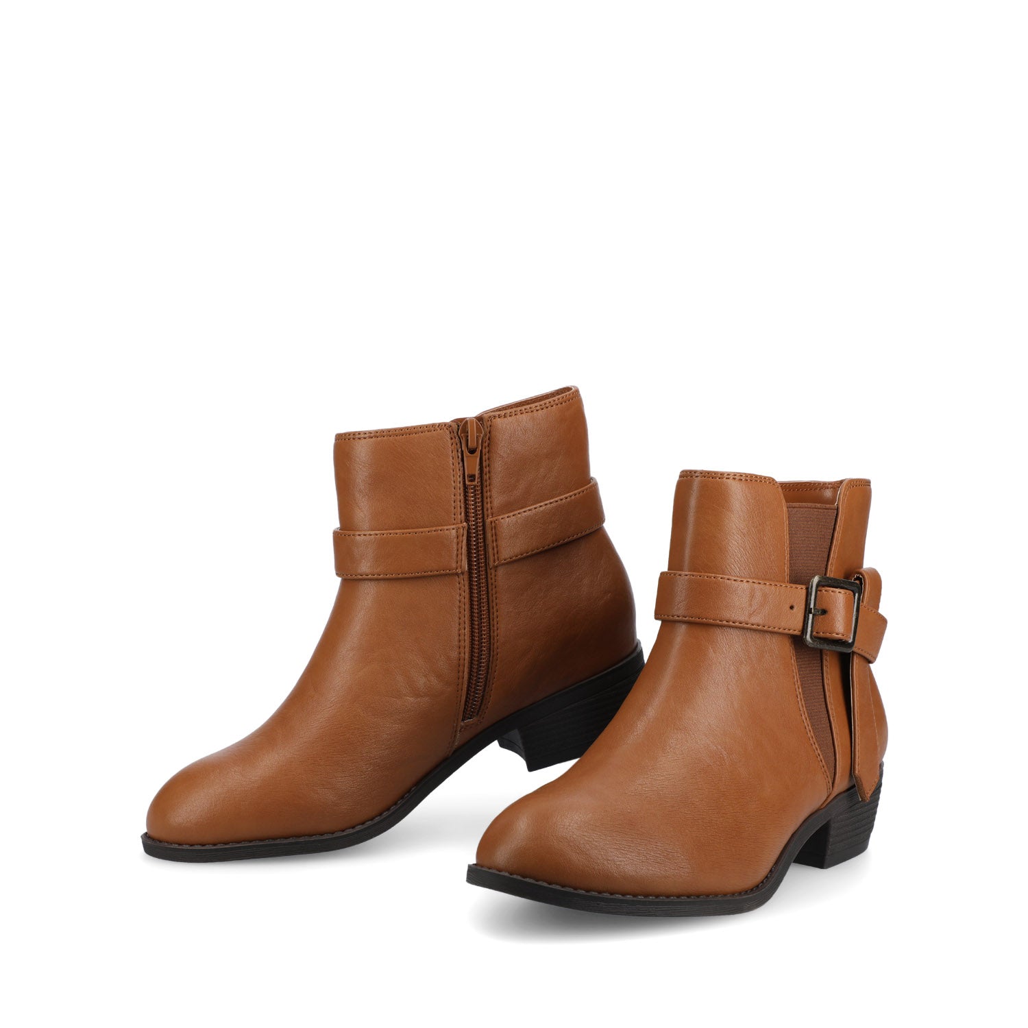 DEVINA ANKLE BOOTIES - Tan