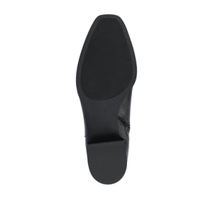 DEVRI KNEE HIGH BOOTS IN VEGAN LEATHER - Black