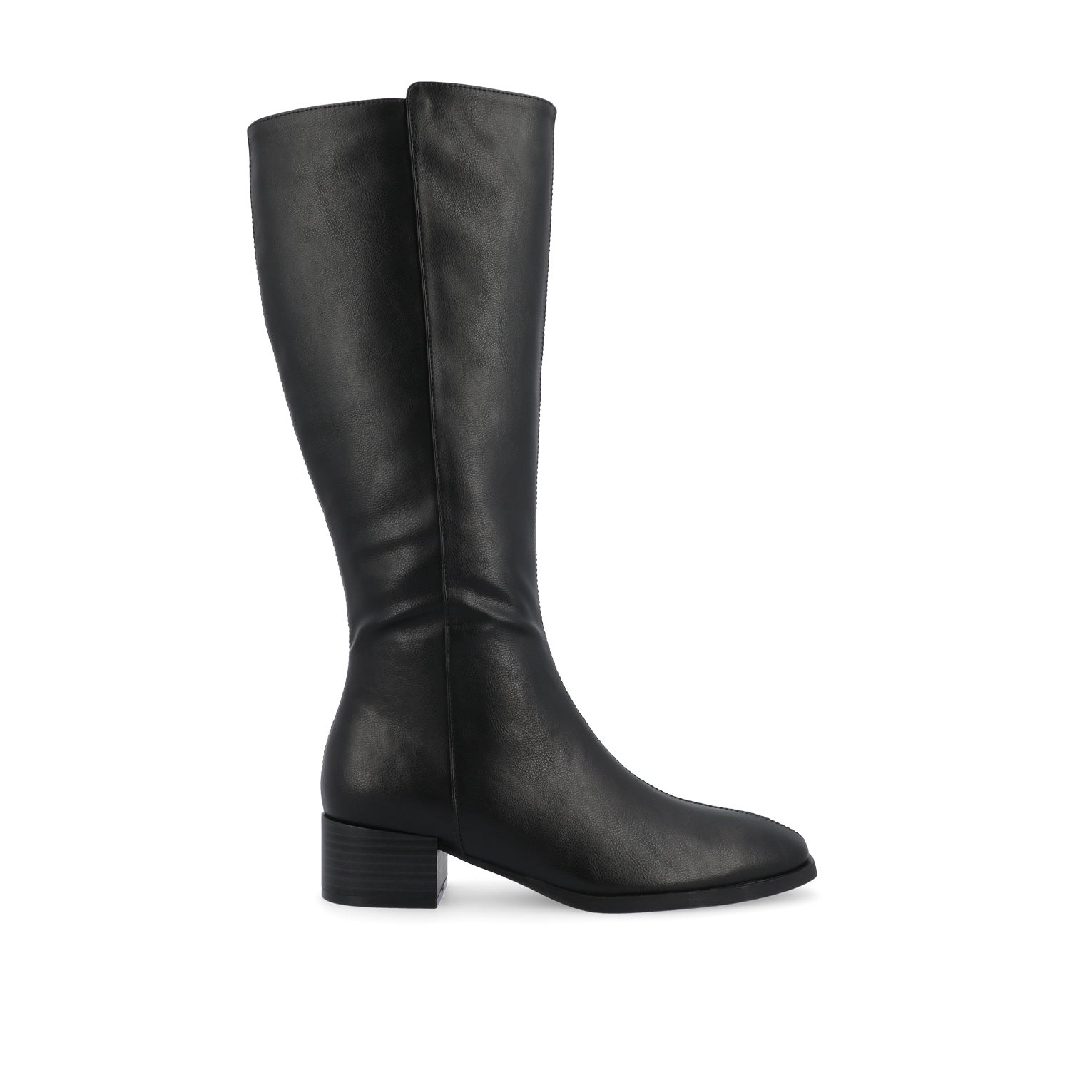 DEVRI KNEE HIGH BOOTS IN WIDE CALF - Black