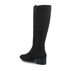 DEVRI KNEE HIGH BOOTS IN EXTRA WIDE CALF - Black
