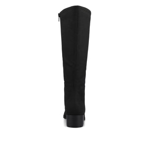 DEVRI KNEE HIGH BOOTS IN EXTRA WIDE CALF - Black