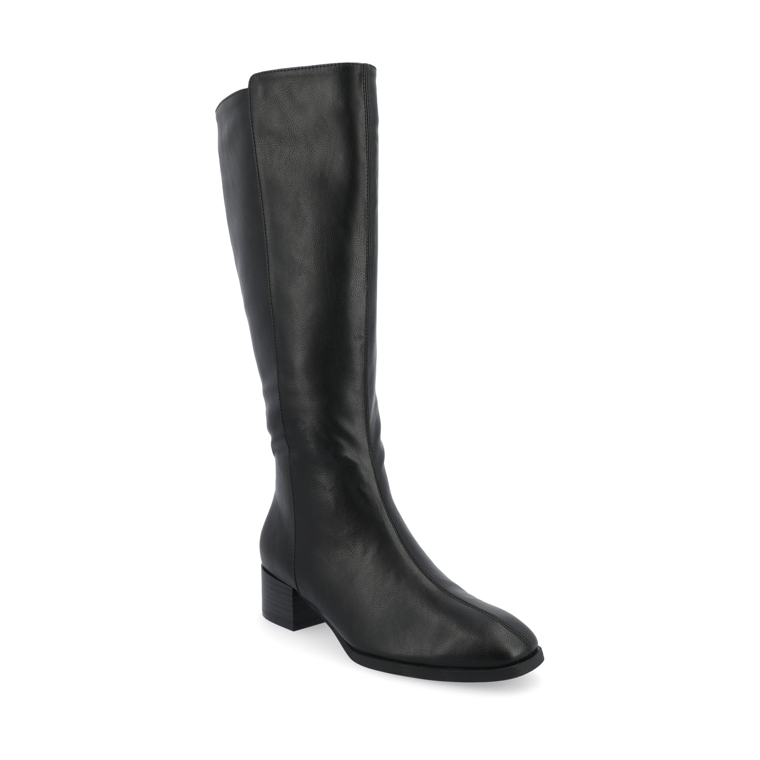 DEVRI KNEE HIGH BOOTS IN EXTRA WIDE CALF - Black