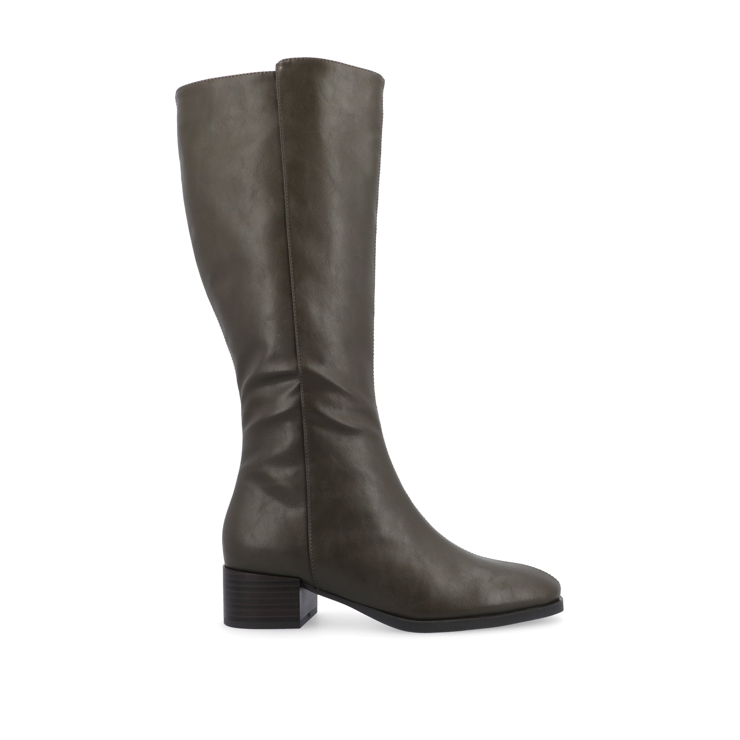 DEVRI KNEE HIGH BOOTS IN EXTRA WIDE CALF - Black