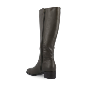 DEVRI KNEE HIGH BOOTS IN EXTRA WIDE CALF - Black