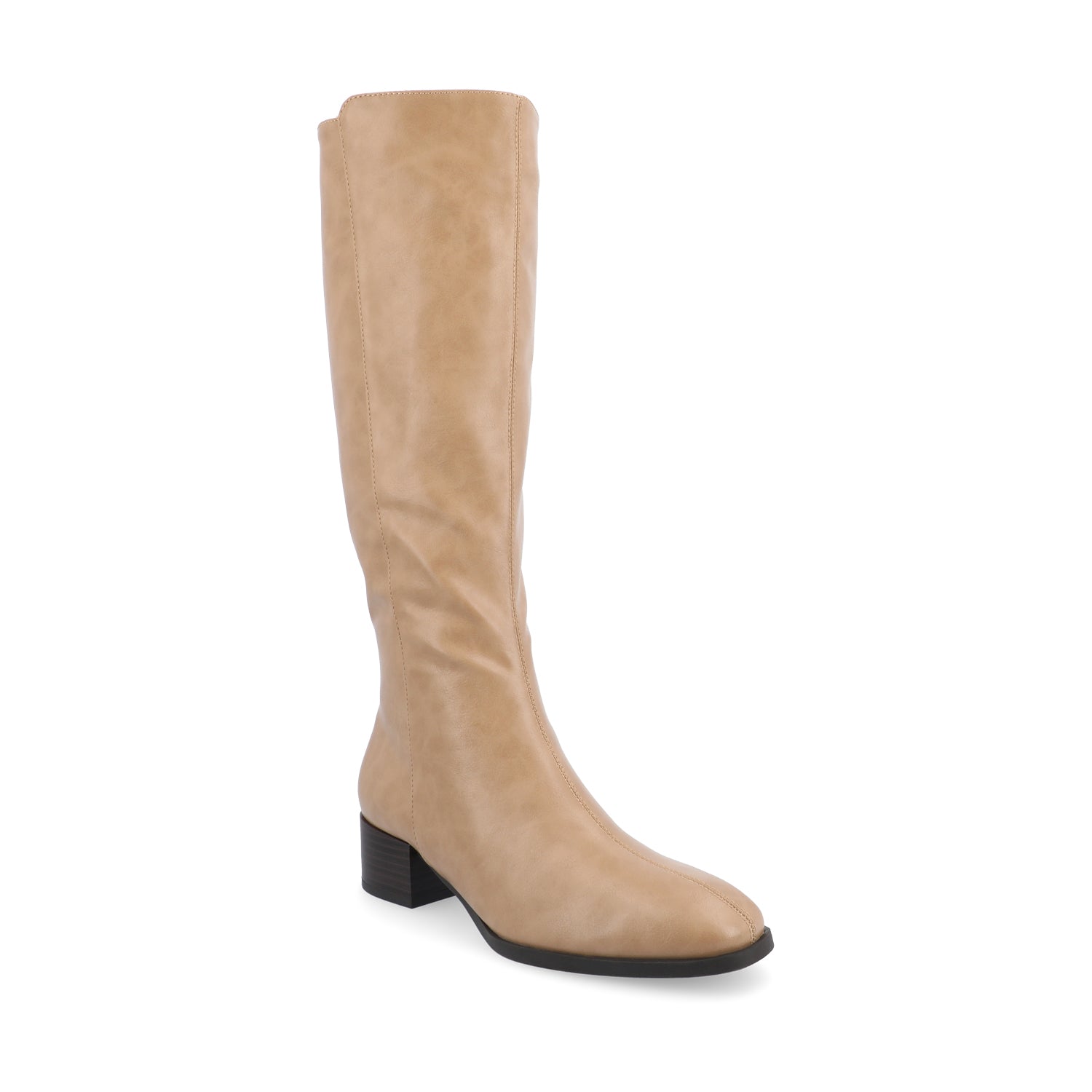 DEVRI KNEE HIGH BOOTS IN EXTRA WIDE CALF - Tan