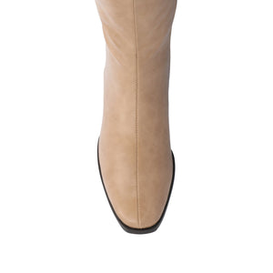 DEVRI KNEE HIGH BOOTS IN EXTRA WIDE CALF - Black