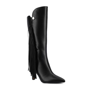 DOLLY KNEE HIGH TASSEL BOOTS