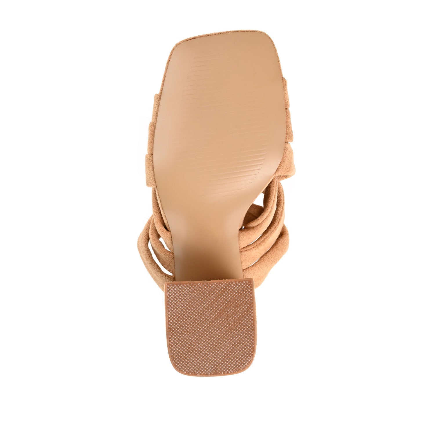 DORISA MULE HEELS IN FAUX SUEDE - Tan