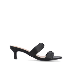 DYLLAN KITTEN HEELS IN VEGAN LEATHER - Black