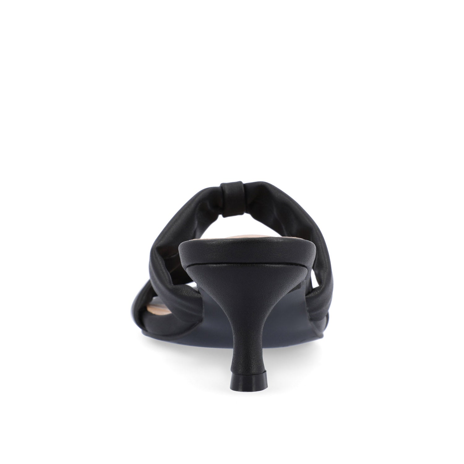 DYLLAN KITTEN HEELS IN VEGAN LEATHER - Black