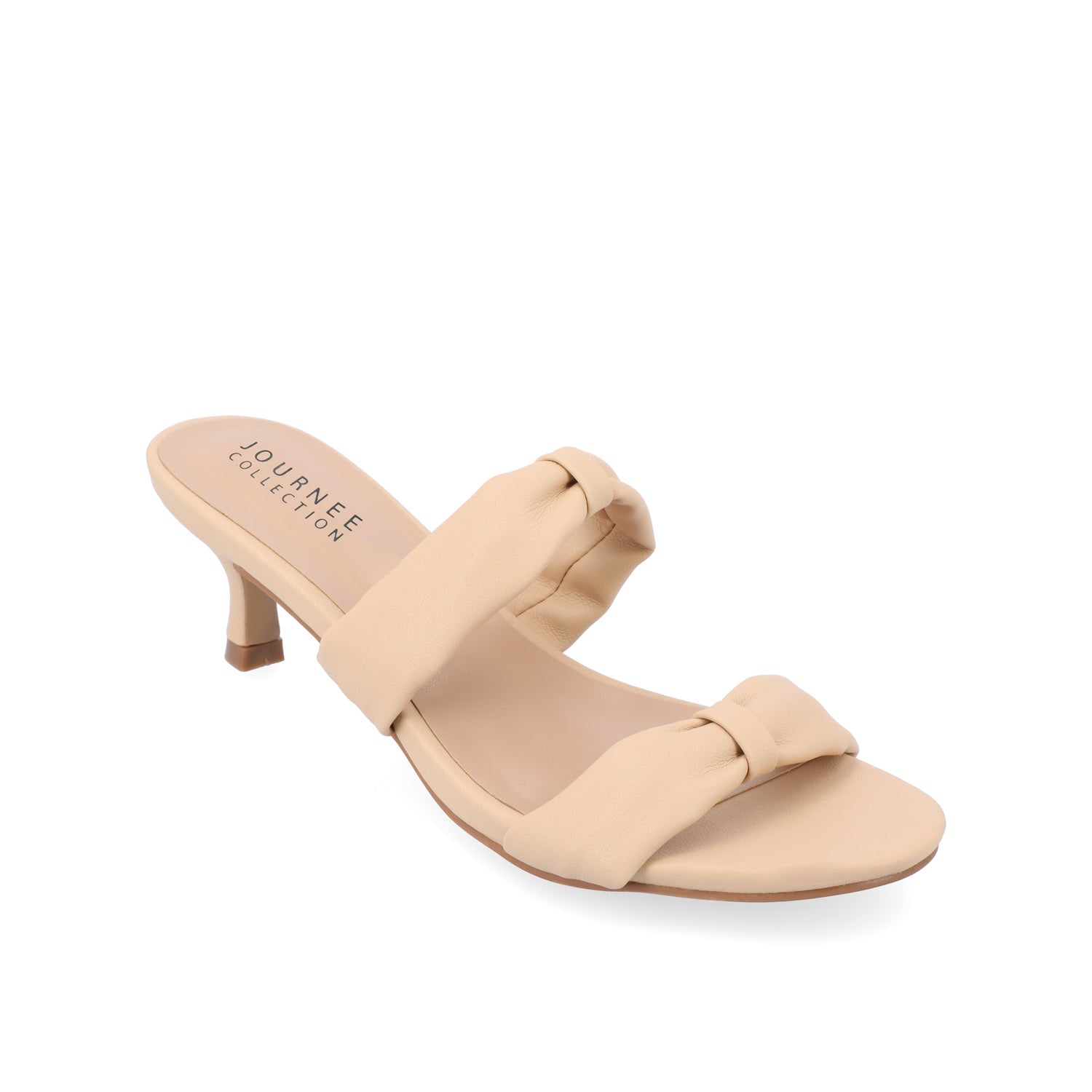 DYLLAN KITTEN HEELS IN VEGAN LEATHER - Nude