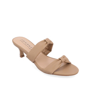 DYLLAN KITTEN HEELS IN VEGAN LEATHER - Taupe
