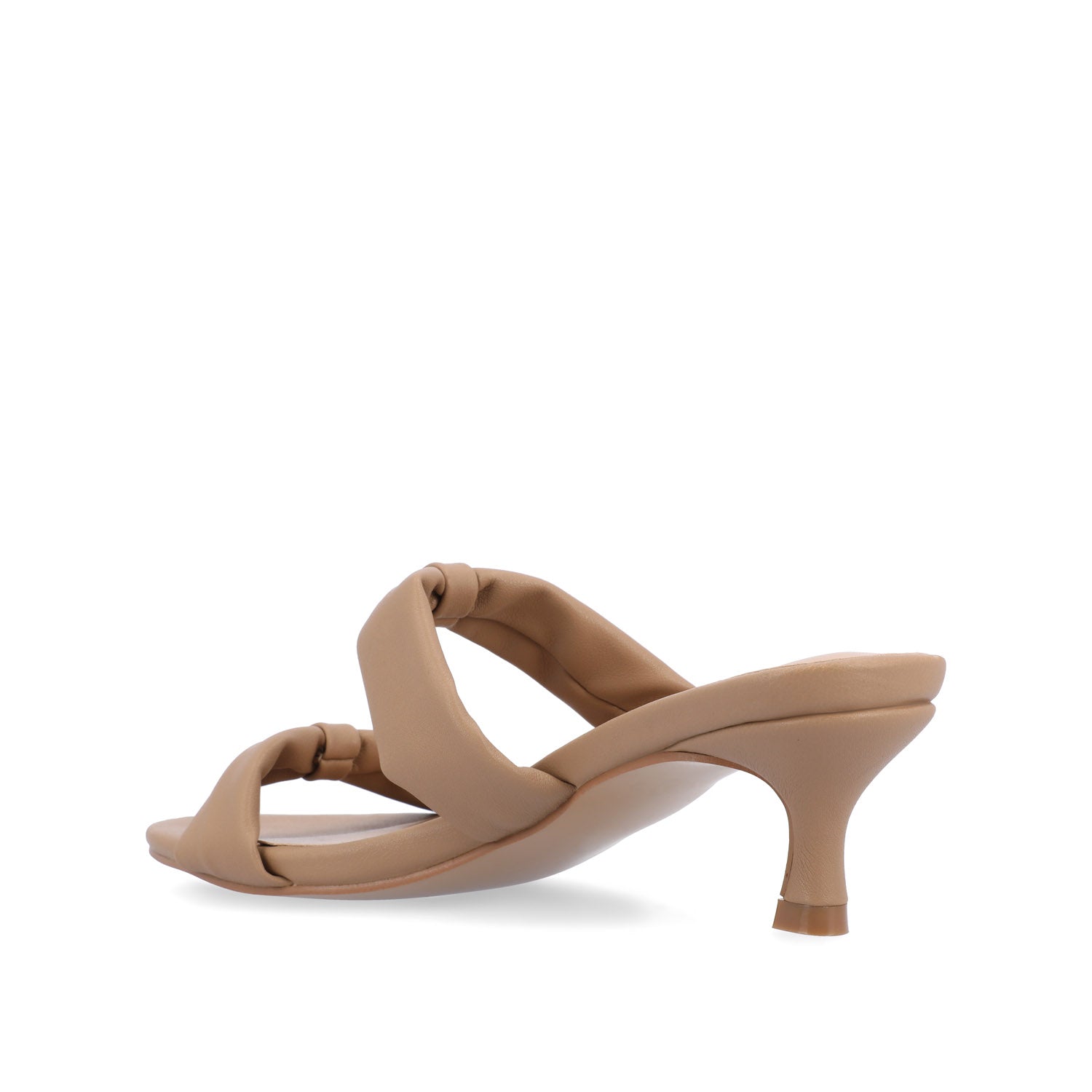 DYLLAN KITTEN HEELS IN VEGAN LEATHER - Taupe