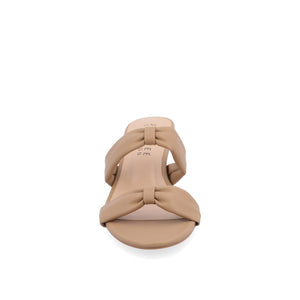 DYLLAN KITTEN HEELS IN VEGAN LEATHER - Taupe