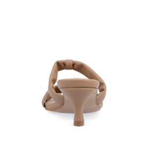 DYLLAN KITTEN HEELS IN VEGAN LEATHER - Taupe