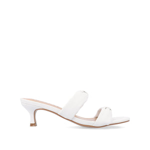 DYLLAN KITTEN HEELS IN VEGAN LEATHER - White