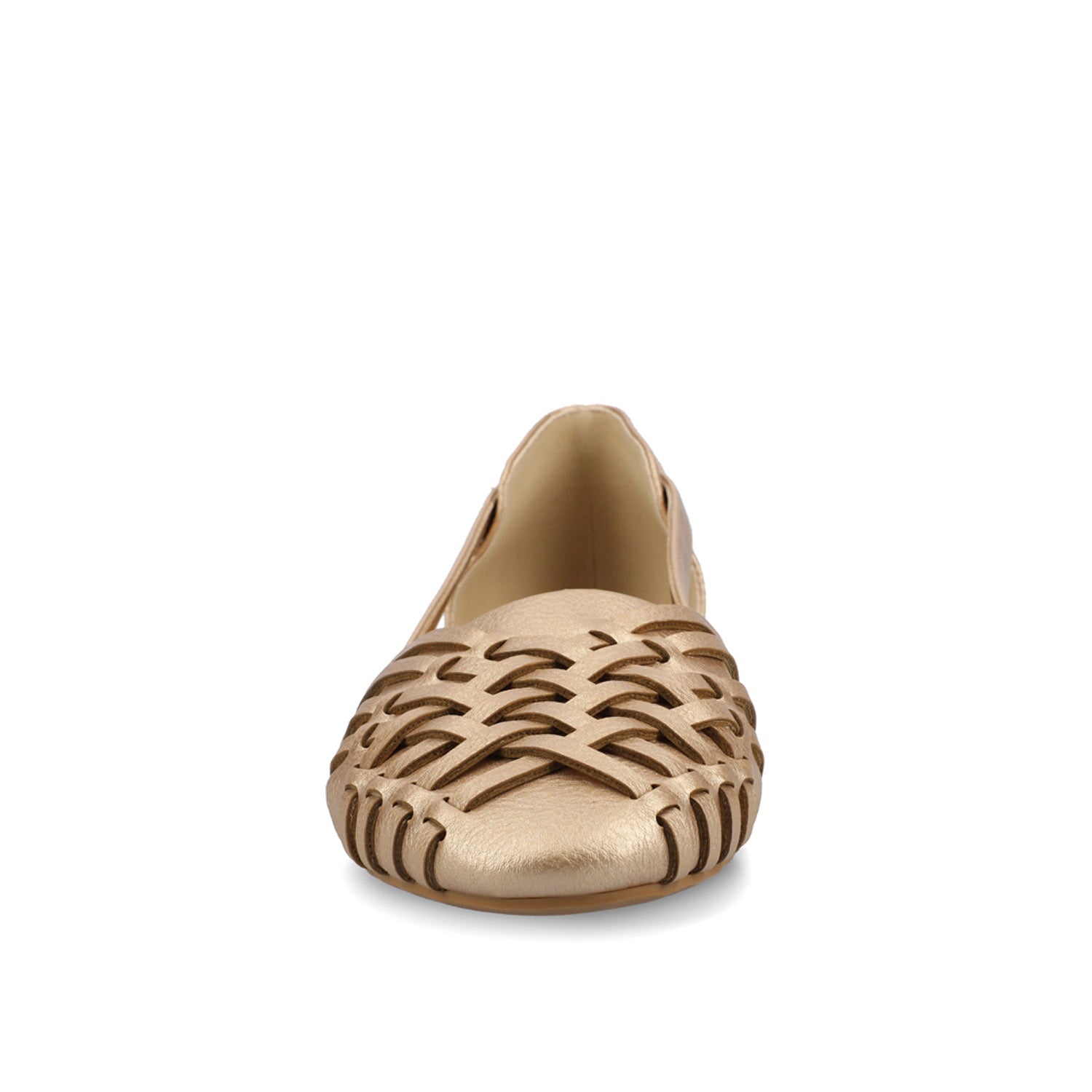 EKKO WOVEN FLATS IN STATEMENT IN WIDE - Champagne