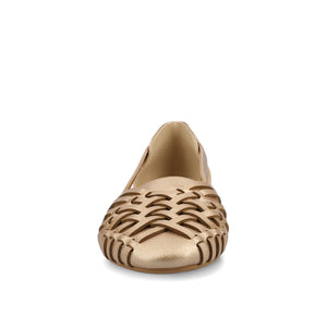 EKKO WOVEN FLATS IN STATEMENT IN WIDE - Champagne