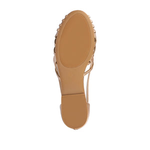 EKKO WOVEN FLATS IN STATEMENT IN WIDE - Silver