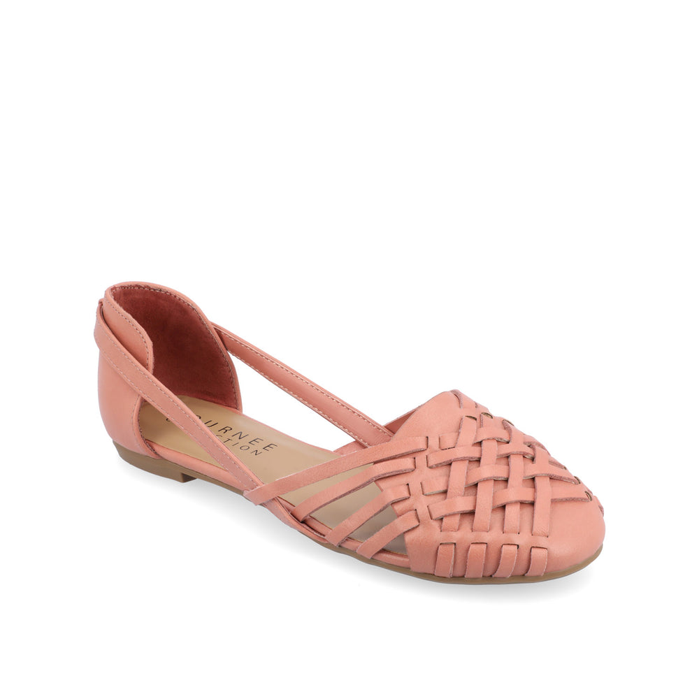 EKKO WOVEN FLATS IN METALLIC