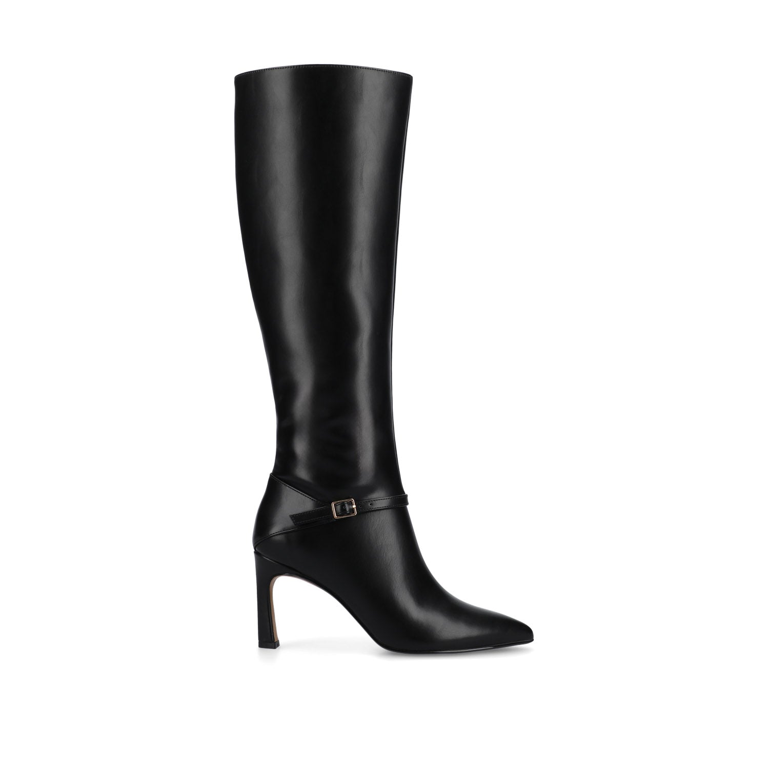 ELARA KNEE HIGH DRESS BOOTS-Black