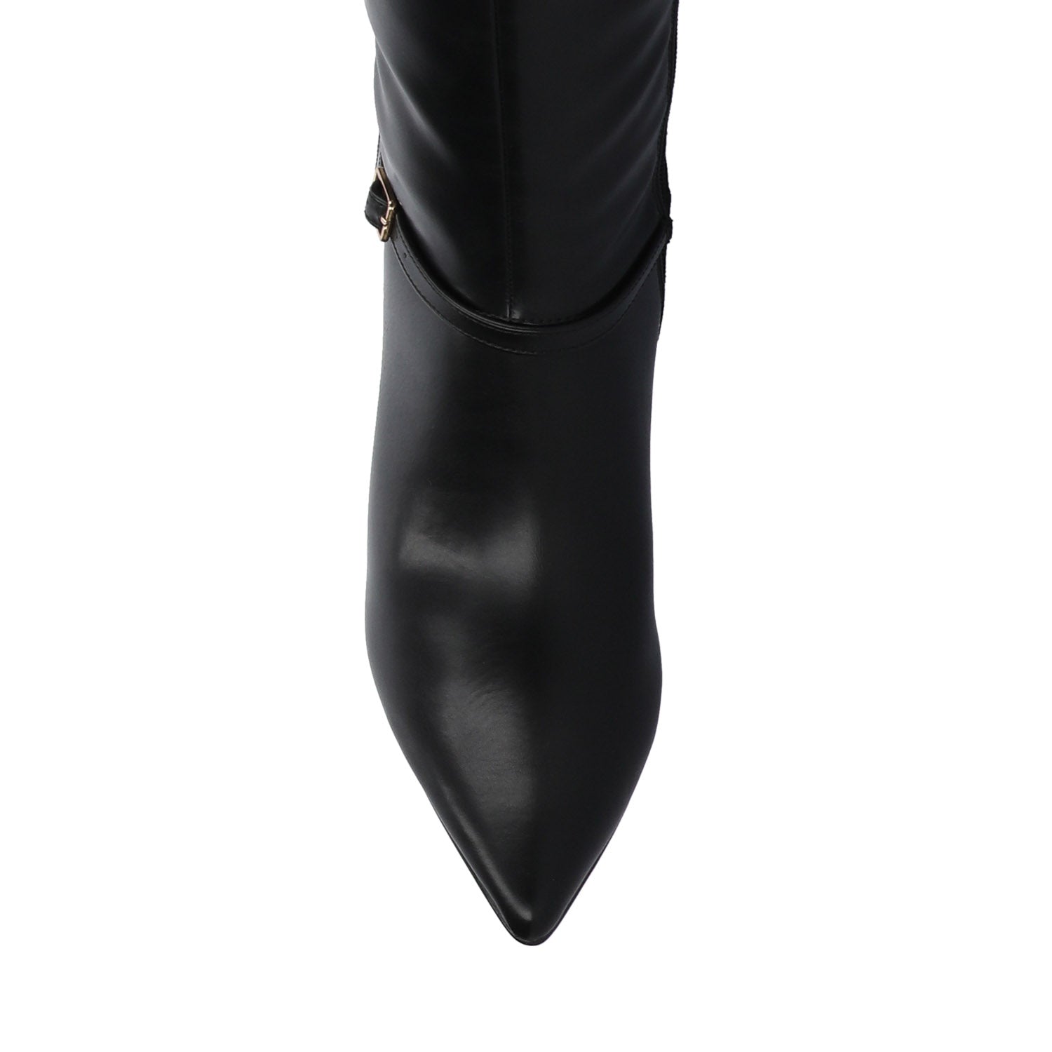 ELARA KNEE HIGH DRESS BOOTS-Black