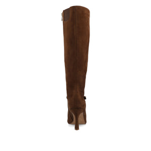 ELARA KNEE HIGH DRESS BOOT IN WIDE-Tan