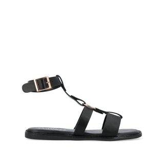 ELEANORA GLADIATOR SANDALS IN FAUX LEATHER