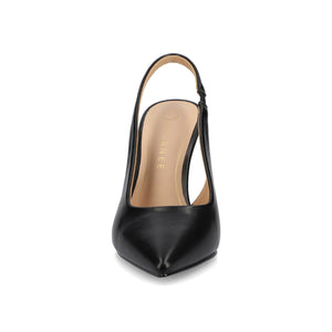 ELENNEY SLINGBACK STILETTO HEELS - Black PU