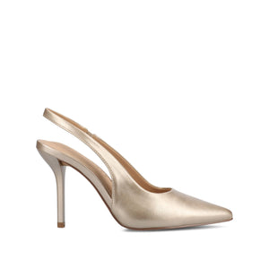 ELENNEY SLINGBACK STILETTO HEELS - Gold PU