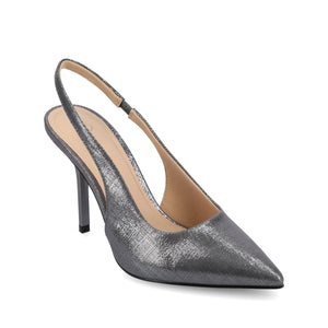 ELENNEY SLINGBACK STILETTO HEELS IN STATEMENT - Pewter