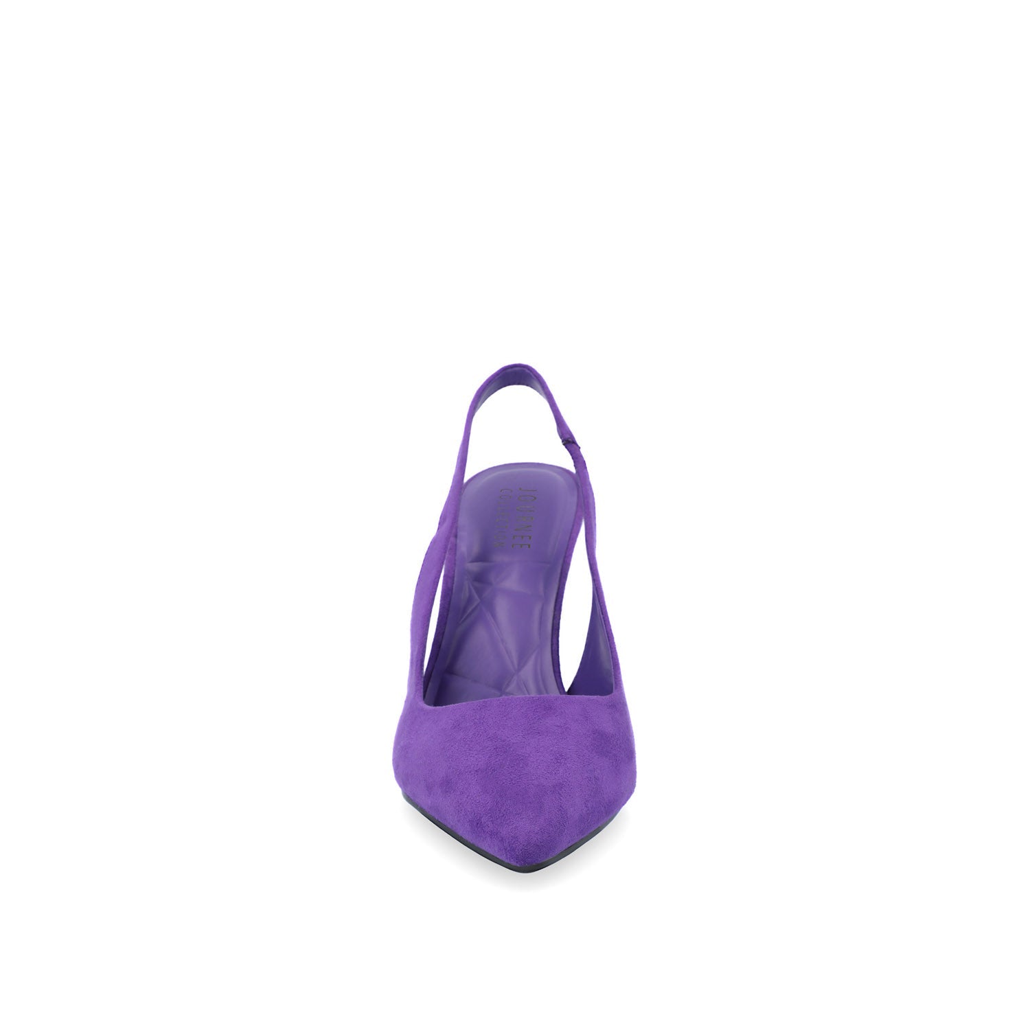 ELENNEY STILETTO HEELS IN WIDE - Purple Faux Suede
